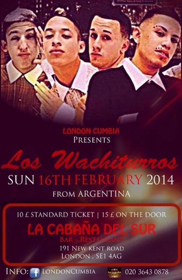 [MÚSICA] Se van para arriba: los Wachiturros se fueron de gira por Europa #informatebien Mirá el poster de Londres