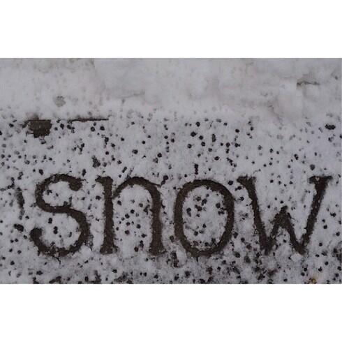 katcorlett's tweet photo. Pretty prose written in snow makes me forget how endless this winter seems, via @browbeat: http://t.co/hiWGXZDVyT + http://t.co/H483aNYTFC