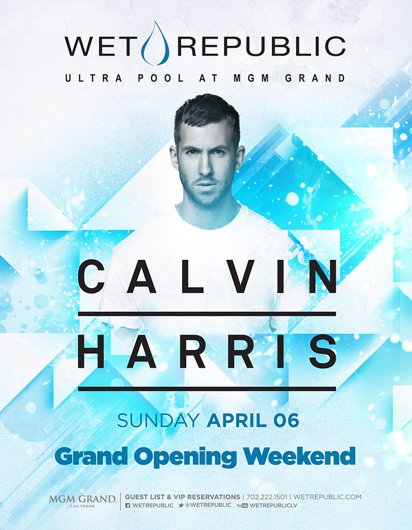 AMGNightlife's tweet photo. Excited to have @CalvinHarris for #GrandOpeningWeekend at @wetrepublic Sunday, 4/6!

Tickets: http://t.co/nybsFlKdDo http://t.co/hgRScLoYRZ