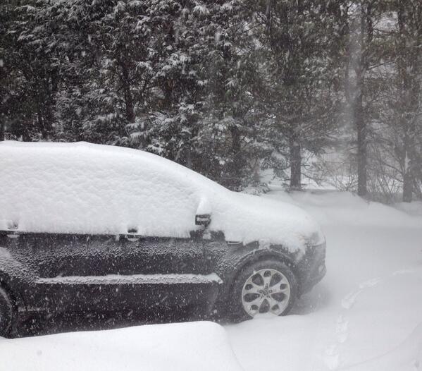 DIYJenn's tweet image. Snow Day in Central Massachusetts @weatherchannel #Pax