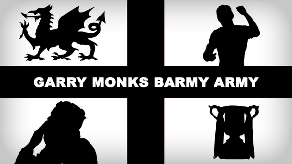 _Mark_Hirons's tweet photo. GARRY MONKS BARMY ARMY FLAG #twitterjacks #swans #swanseacity http://t.co/2SfFjx0U4G