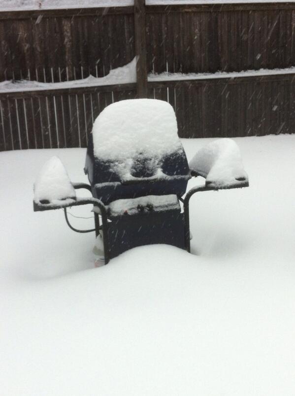 No cookout today!  #snoWBAL