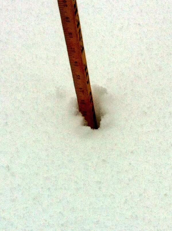 12" in Parkville. #snoWBAL