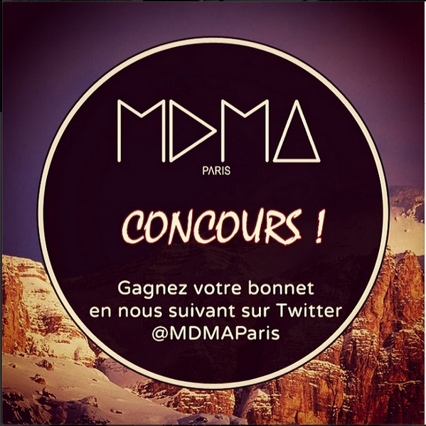 MDMAParis's tweet photo. ✗ Pour participer au #CONCOURS @MDMAParis followez-nous et gagnez le #bonnet de votre choix ! #fashion #NewBrand http://t.co/pto1Lvj67p