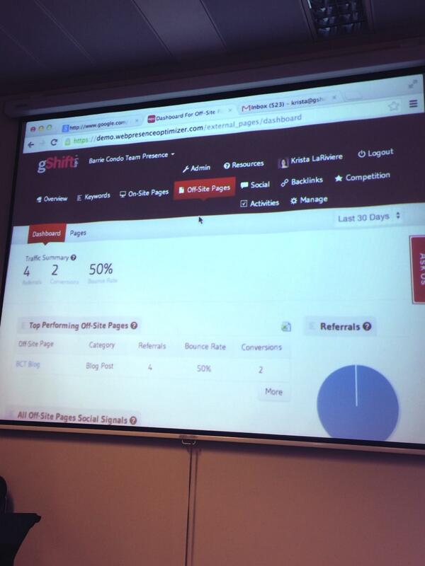 “<a href="/tamsinfd/">Tamsin Fox-Davies</a>: #ModernMarketers <a href="/gshift/">stephen rowland</a> demo now - I want this tool!!! ” a great tool for any SEO agency like ours.