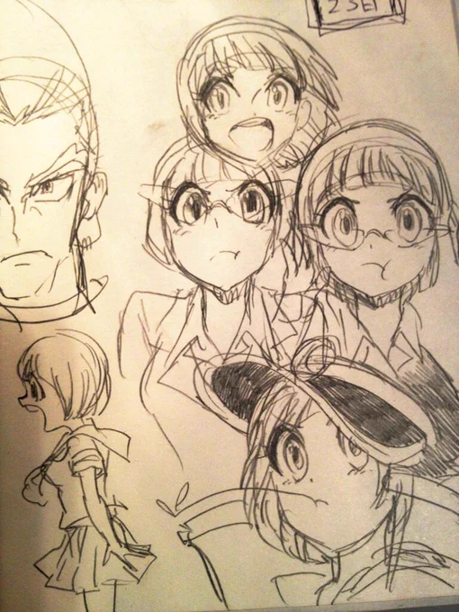 まこちゃんのらくがきでてきた!番長ルック好きやねん 