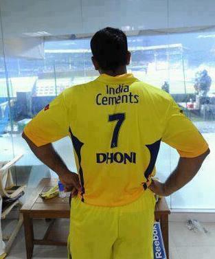 dhoni t shirt csk