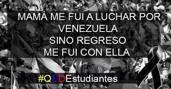 agmarc_'s tweet photo. "mama me fui a luchar por Venezuela, si no regreso me fui con ella" ... http://t.co/FdUFFTnPV1