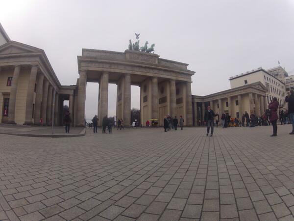 Nous sommes à #Berlin, rencontre avec deux de nos étudiants #UTBM en Erasmus. Les photos arrivent !