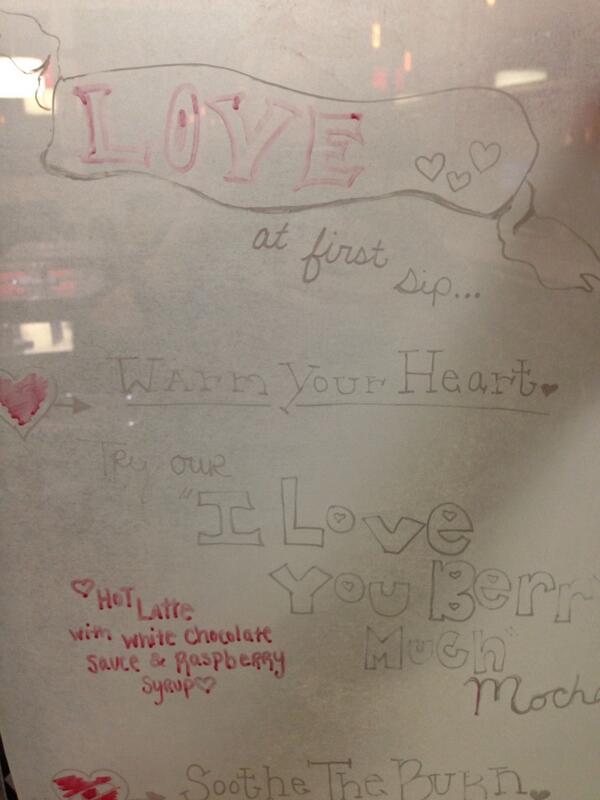 C3Kitchen's tweet image. For Valentines Day. "I Love You Berry Much Mocha" or "Chocolate Heartache". #love#coffeedrinks#C3kitchen