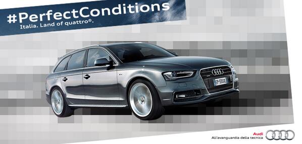AudiIT's tweet image. Dove si trovano le #PerfectConditions di guida in Italia? Sarete voi a dircelo. Pronti a fare la scelta perfetta?