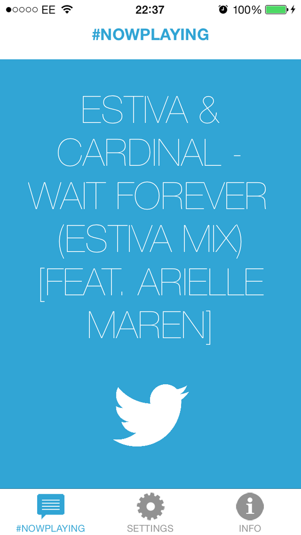 NowPlayingiOS's tweet image. New version of #NowPlaying for Twitter coming soon…
- New graphics
- Reduced file size
- iOS7 updates