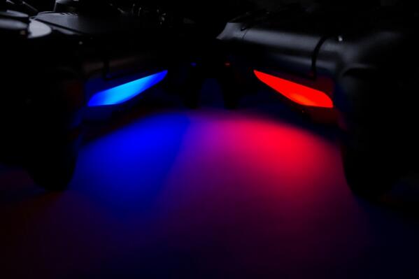 PlayStation's tweet image. The couple that plays together, stays together. #HappyValentines