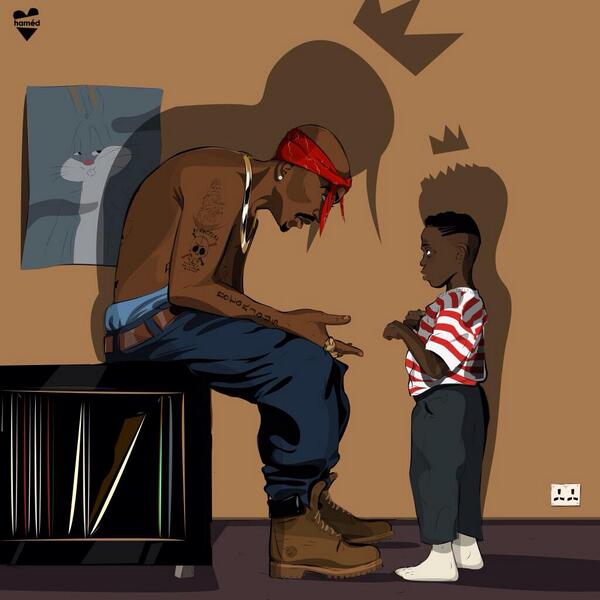 Dydy_97310's tweet image. 2 Pac et Kendrick Lamar #Comprend