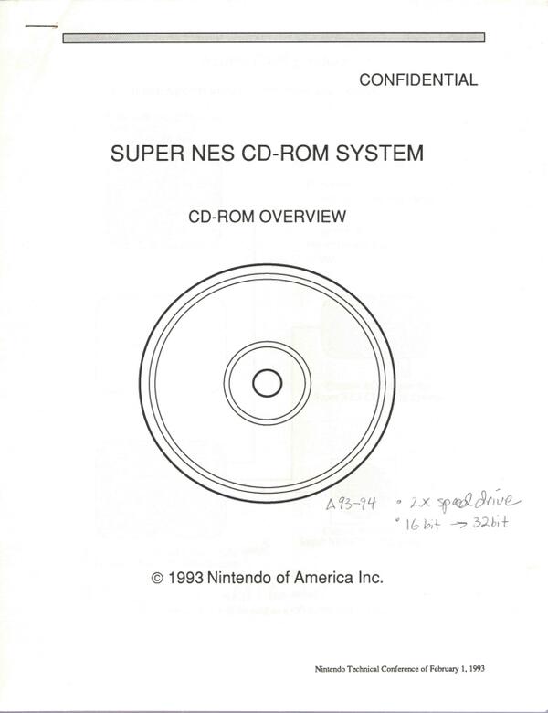 stevenplin's tweet image. A true “holy shit” moment when I came across this: Technical overview of the SNES CD-ROM system!