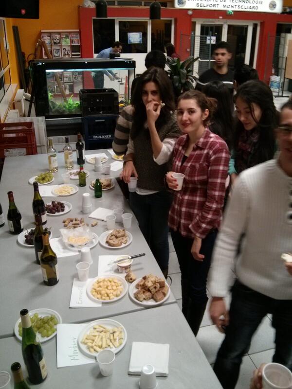 13 vins et 14 fromages de toute la France ! Initiation à la culture Française ;) #Erasmus #Belfort