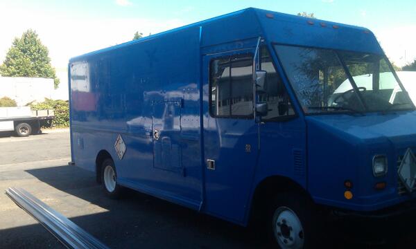ConcreteGrill's tweet photo. Our truck purchased in the summer 2013. Fast forward 9 mo. ready to roll! #sacramento #foodtruck #streetfood http://t.co/yjoezCvfoJ