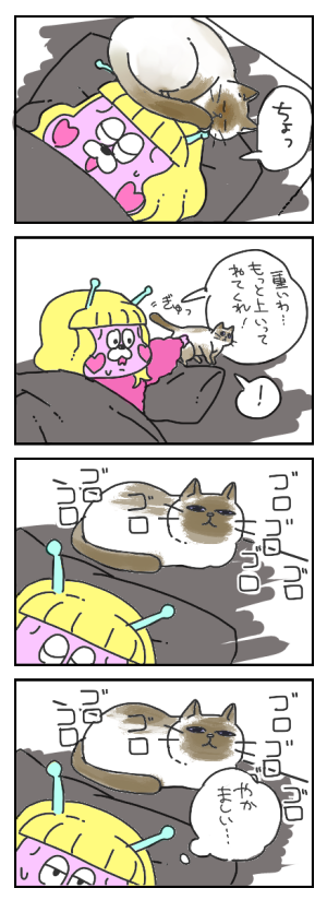 割と毎日 #猫 #4コマ 
