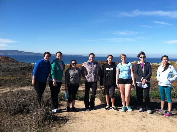 @andrea_kenney walking class today.  #bestjobever