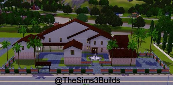 TheSims3Builds's tweet image. California themed mansion #thesims3 #sims3 #simshomes #simsbuilds #thesims3builds #simscreations