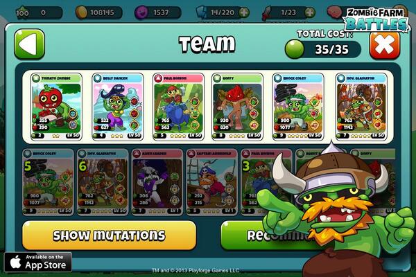 Zombie Farm Battles tweet media