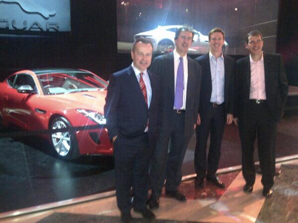 VonIreland's tweet image. I think @TimOfClapham liked the F Type - one for the wife? #ftypevip