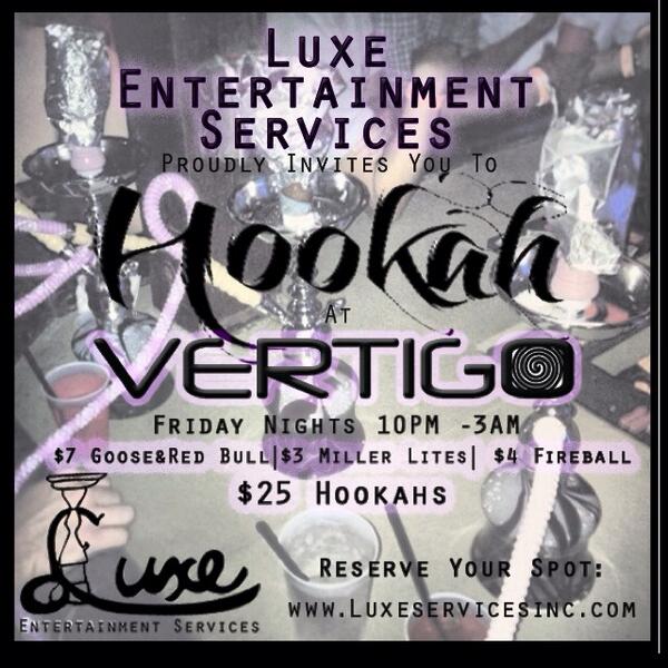 @VertigoUlmerton this Friday!!! Come join us for the #Lingerie party drinks and #hookahs! @SinglesTampa @TampaClubs