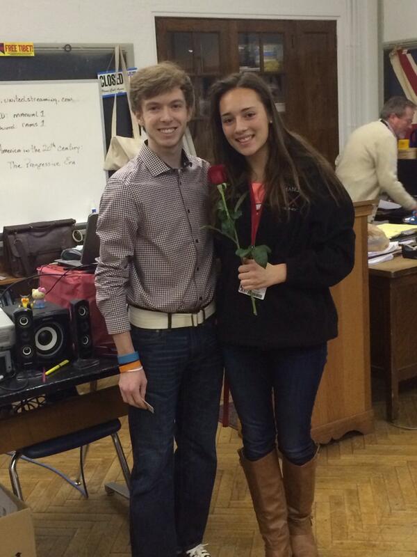 manualredeye's tweet photo. She said yes! Full video on RedEye later today. #Promposal http://t.co/YZnfqlXMGk