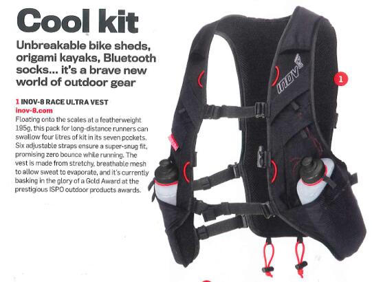 inov_8's tweet photo. Number one in @OutdoorFitMag Cool Kit list! The @ispo award-winning Race Ultra Vest. #ultra #ultrarunning #committed http://t.co/rX5FtVt7Nj