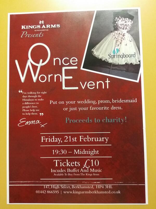 Pennyfarthing20's tweet photo. TONIGHT! @KABerkhamsted "Once Worn" event from 7.30pm tickets £10 drink, buffet, raffle all proceeds going to charity http://t.co/hOw43HJIJq