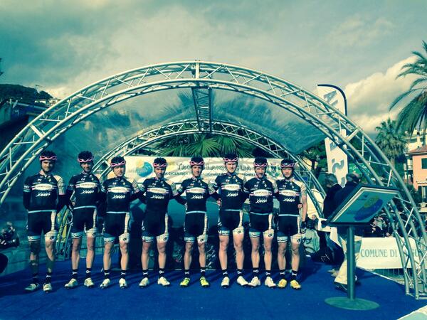 Start of Trofeo Laigueglia <a href="/NovatecUSA/">Novatec USA</a> <a href="/4ZA_Components/">4ZA_Components</a> <a href="/selleSMP/">Roberto Candilejas</a> <a href="/ChallengeTires/">Challenge Tires</a> <a href="/campagnolosrl/">Campagnolo</a> #cipollinibikes