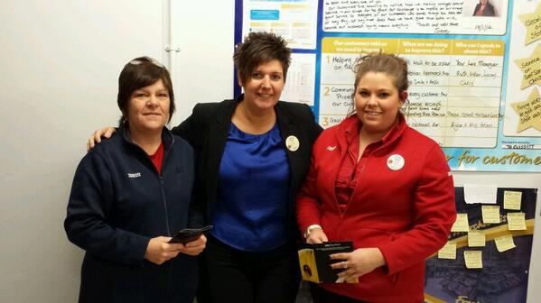 Well done on your value awards Debbie and Sophie(on behalf of the desk) #smileandchat #excellencetogether