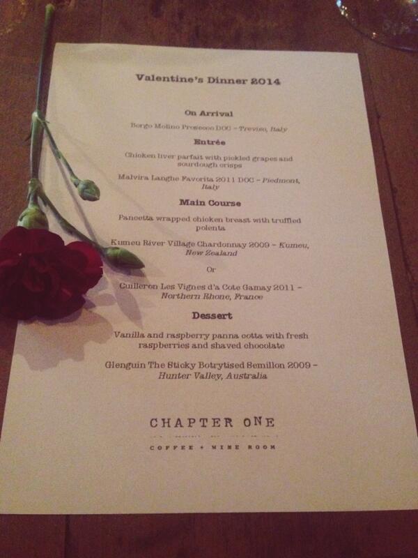 ChapterOneBondi's tweet image. Very chuffed with tonight's menu. Will be an awesome night! Xo