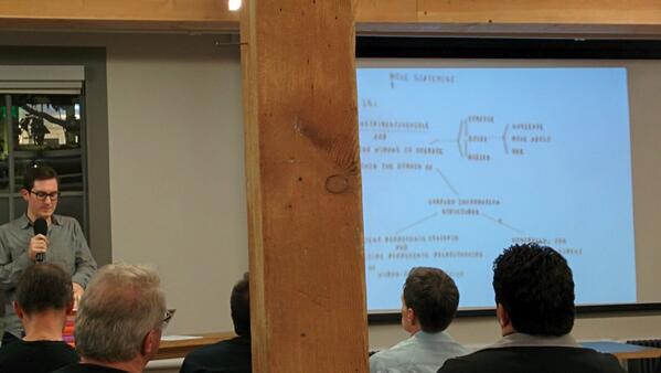 trebor's tweet image. .@alignedleft encouraging us to solve the big problems with viz. here he reuses slides from #themotherofalldemos.