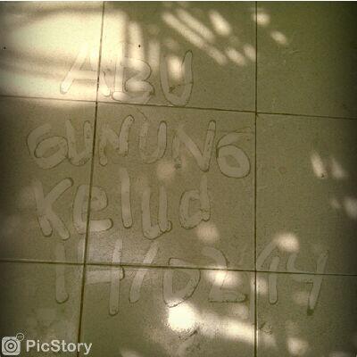 Panen abu dampak G. Kelud