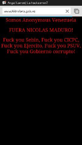 ernesto_lamas's tweet image. #Anonymous10 hackean pagina de hidrolara! Viva la resistencia!!! @perpetuok @fdelrinconCNN @LucioQuincioC