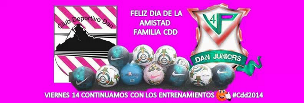 Rodis29's tweet photo. Feliz dia de la amistad @ClubDeportDan http://t.co/mZI17r3vK1