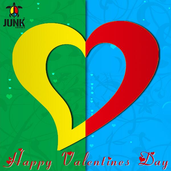 Junk_Casuals's tweet photo. Team Junk wishes all of it's junkies a Happy Valentines Day. Celebrate love today!! http://t.co/4vktqFDBu2