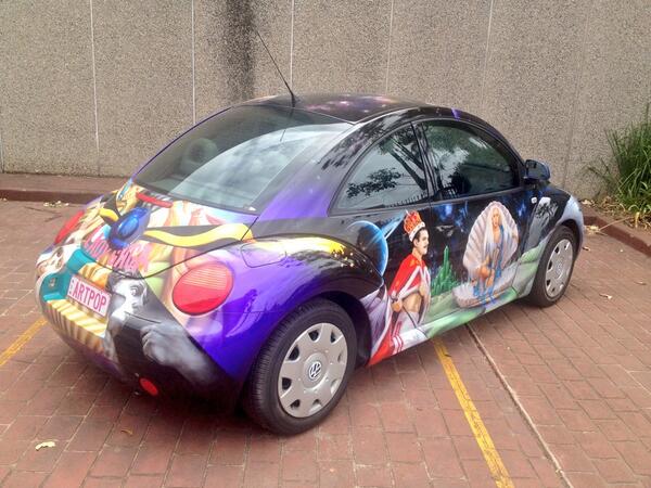 AdvanAirbrush's tweet photo. Artpop #gaga #ARTPOP  #carart #wayneharrison #airbrush #customcar #advancedairbrush http://t.co/iNqdDYgH22