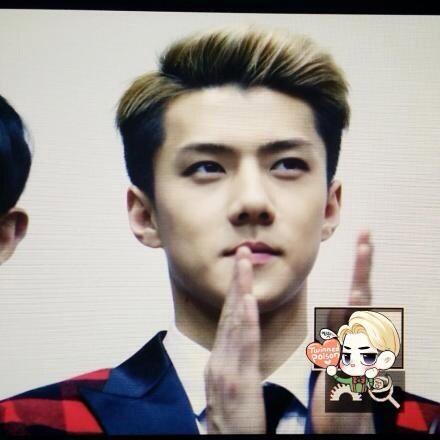 EXOGlobal's tweet photo. [PREVIEW] 140214 Hunan TV Lantern Festival Recording EXO Sehun 

cr. twinned poison http://t.co/VPLKKzPfB2