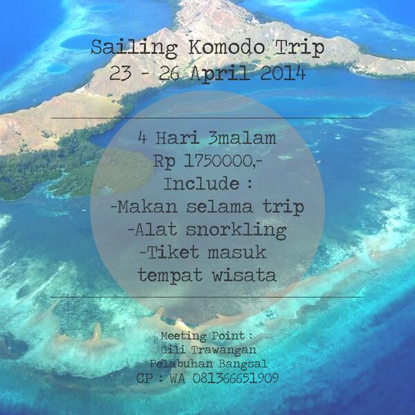 Hei Hooo Twitter :) Mungkin ada yang minat buat jalan" :)