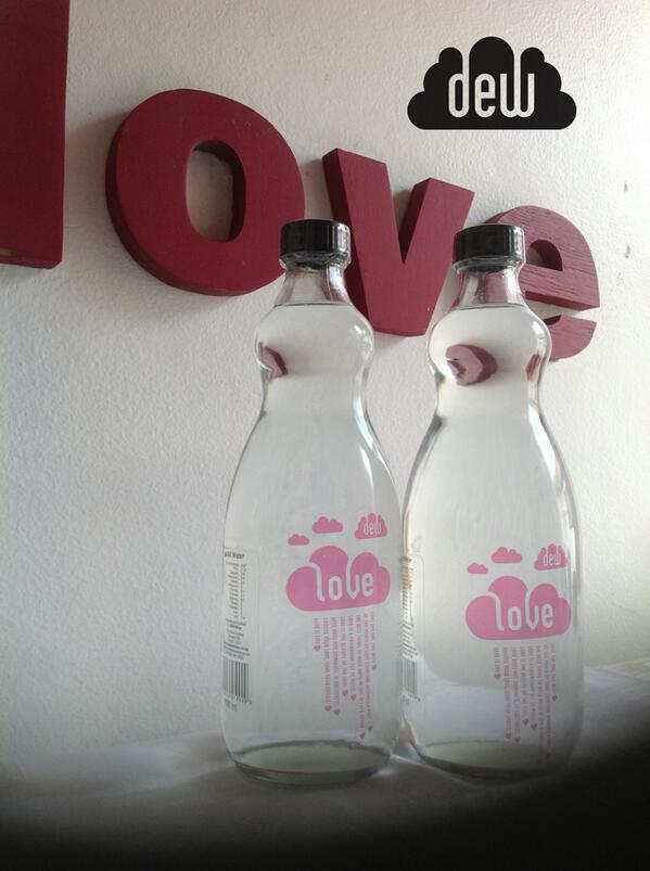 Pure_Dew_Water's tweet photo. Love is in the water! Valentines edition #DEWwater available at @SpigaDurban @9thavenuebistro @Unity_bar @mos_noodles http://t.co/7kIMa7u6hm