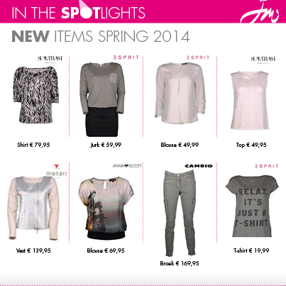 In the spotlights #jansemode: New collection spring 2014! bit.ly/LZQqKj