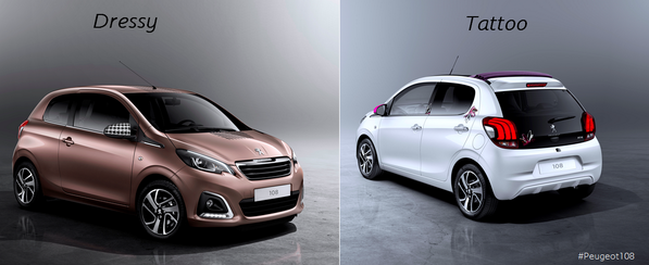 peugeotitalia's tweet photo. La nuova #citycar #Peugeot108 si svela con i suoi 7 temi di personalizzazione. http://t.co/HoqZ57jv7D http://t.co/RQglDeGz6W
