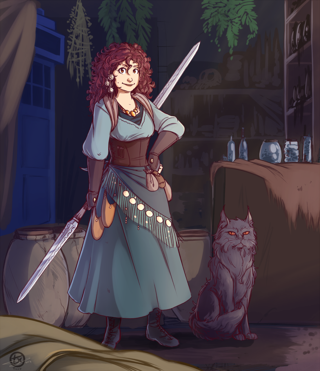 Christopher Paolini on X: "Also -- Angela and Solembum by  http://t.co/OajyCQPkgq http://t.co/g8vAoVTwPK" / X
