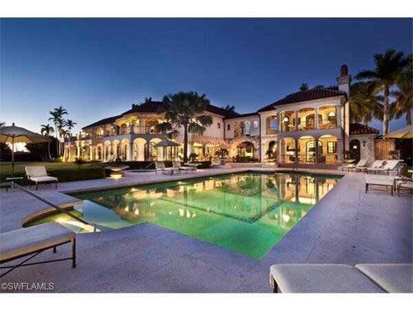 Most expensive home ever on MLS in Naples FL at $49 Million, 1832 Galleon Drive in Port Royal whitesandsnaples.com/portroyal/