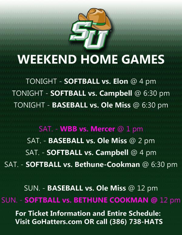 RT <a href="/JohnB_Stetson/">John B. Stetson</a>: Check out all these <a href="/StetsonHatter/">Paul Gleason</a> home events this weekend!