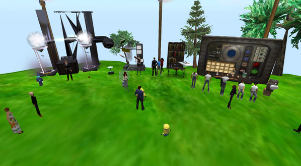 stylianosm2's tweet image. UWE&apos;s Master&apos;s Edu in #VirtualWords students creating their personal bots at the secret NPC AI Edu Lab! #SL #MAEVW