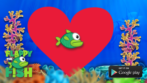 FlappyTheFish's tweet image. Fall in Love with #FlappyTheFish this #valentinesday available now for FREE on Android bit.ly/NGb2Jn