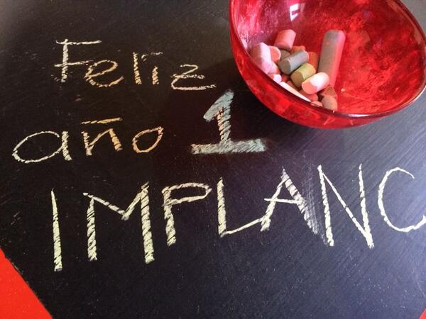 labcmty's tweet photo. ¡Feliz primer año creando/haciendo, @IMPLANC! http://t.co/A9JOClRv00